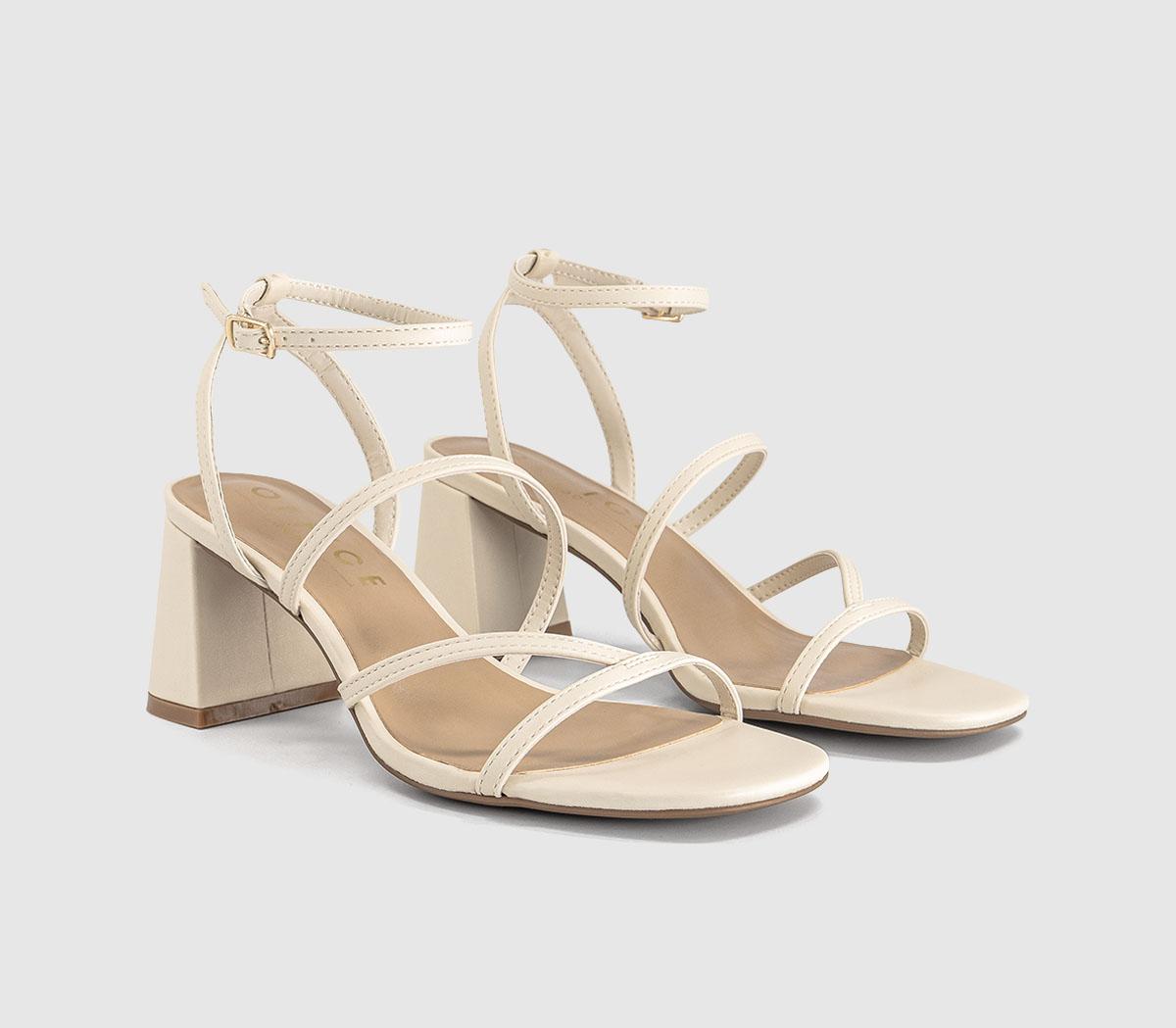 OFFICEMalia Strappy Block Heeled SandalsOff White