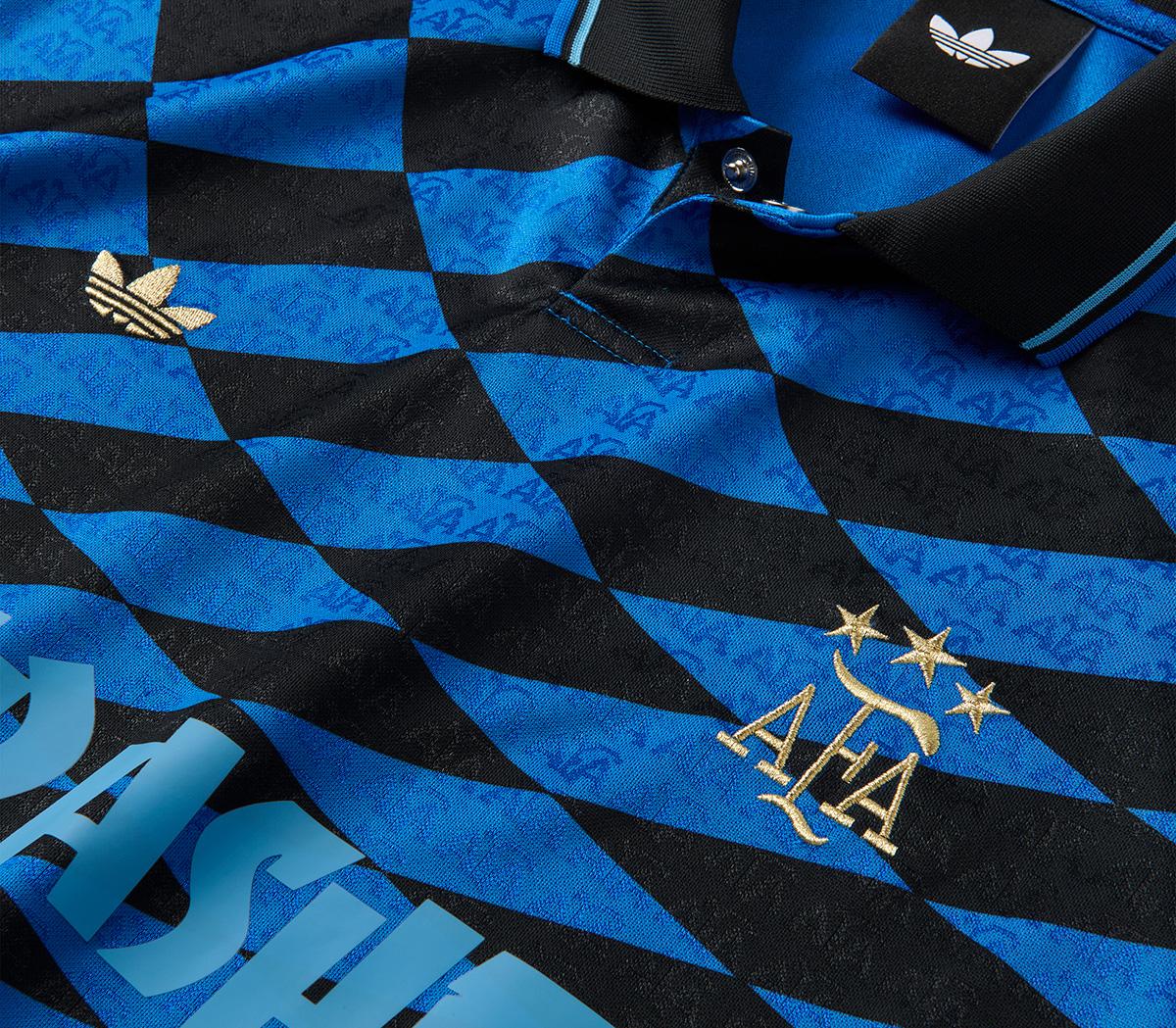 adidasadidas x Thrasher Football JerseyBlack Blue