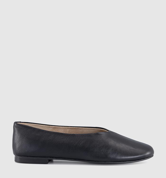 Tony Bianco Cuba Ballet Flats Black Nappa