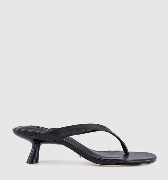 Tony Bianco Krista Heeled Sandals Black Leather