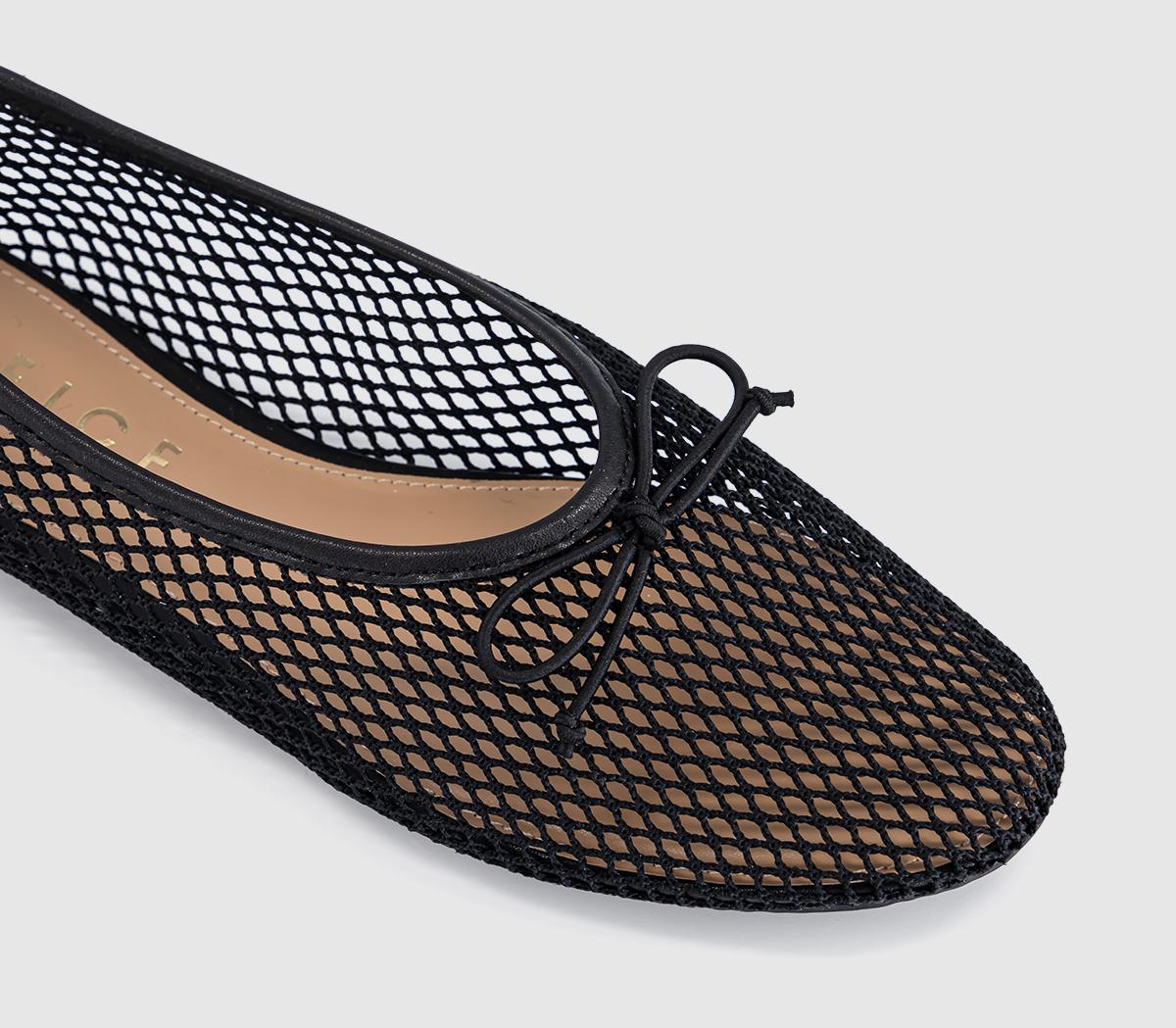 OFFICEFling String Mesh Ballet FlatsBlack