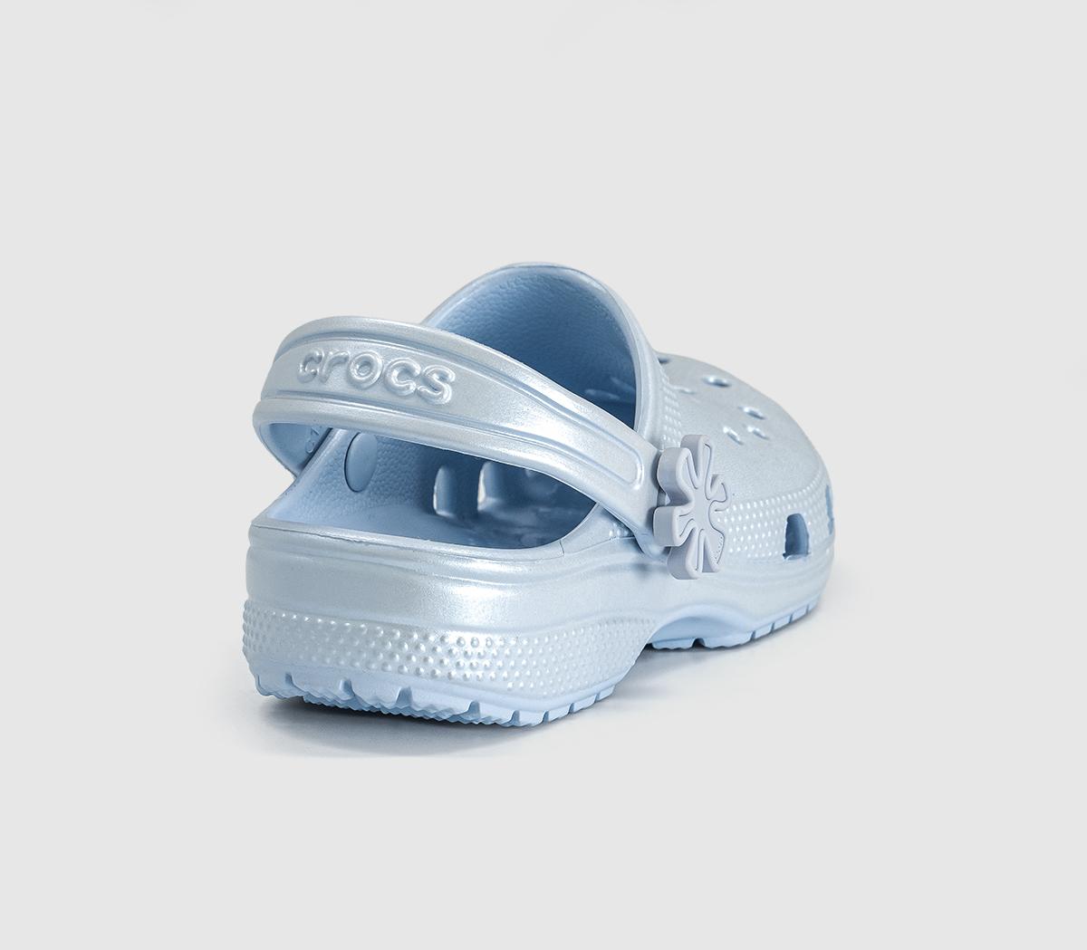CrocsClassic Pearl Shine Kids ClogsBlue Frost