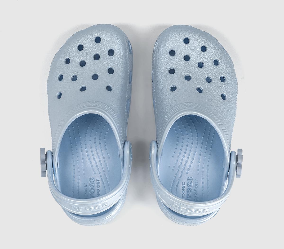 CrocsClassic Pearl Shine Kids ClogsBlue Frost