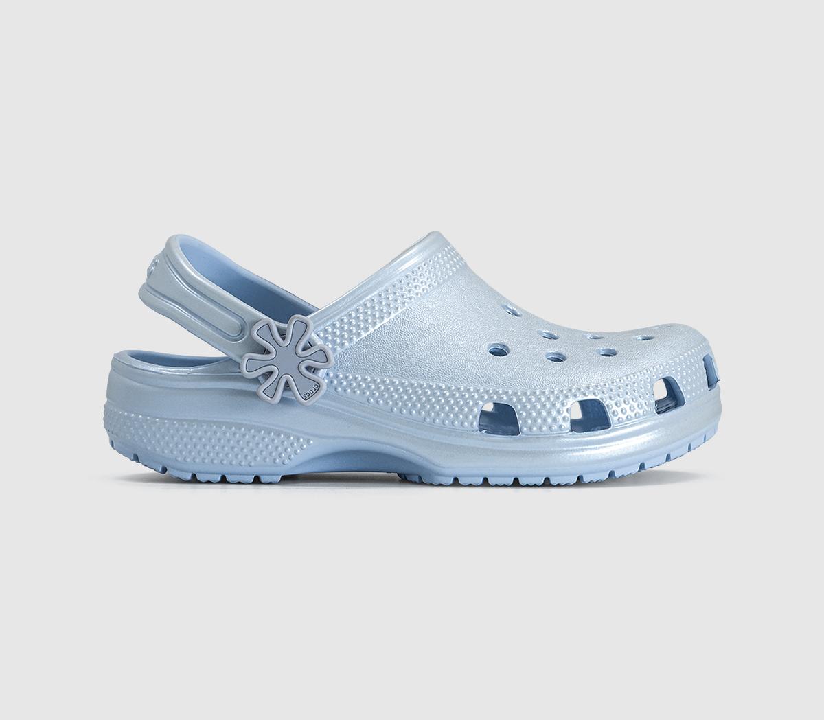 CrocsClassic Pearl Shine Kids ClogsBlue Frost