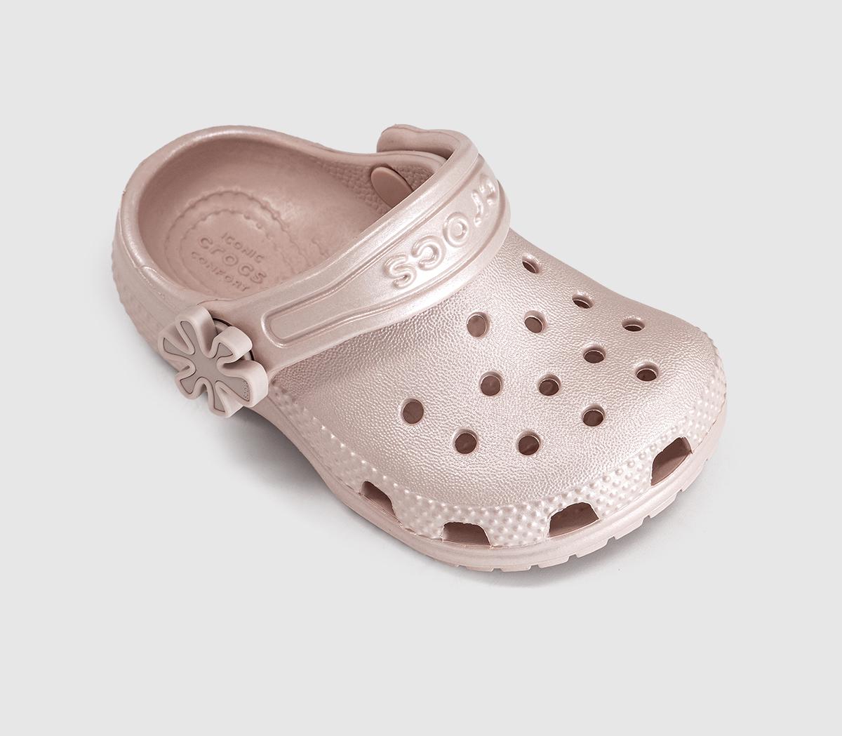 CrocsClassic Pearl Shine Infant ClogsQuartz