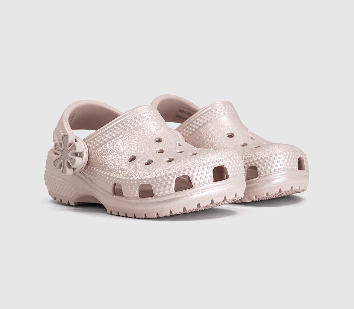CrocsClassic Pearl Shine Infant ClogsQuartz