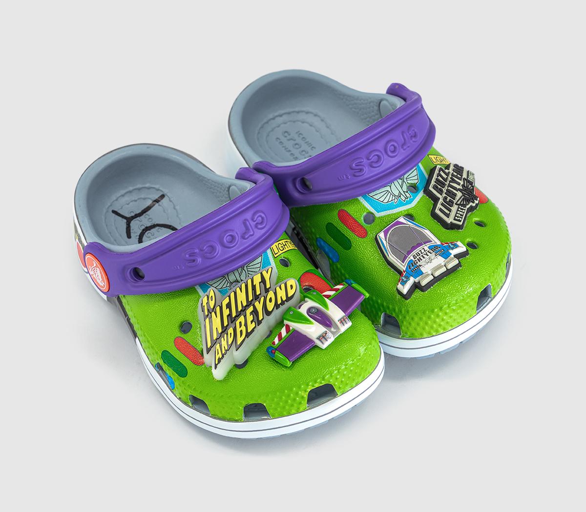 CrocsToy Story Buzz Classic Clogs ToddlerBlue Grey