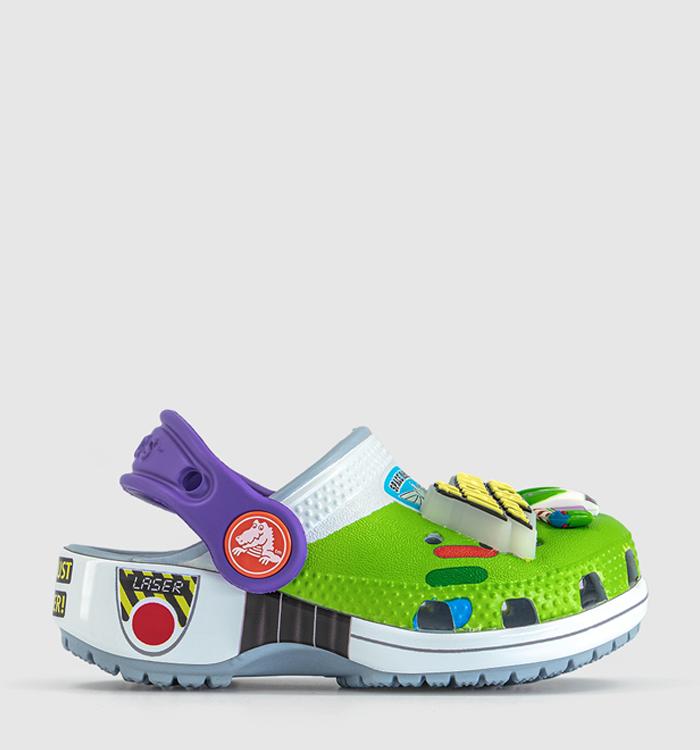 Crocs Toy Story Buzz Classic Clogs Toddler Blue Grey
