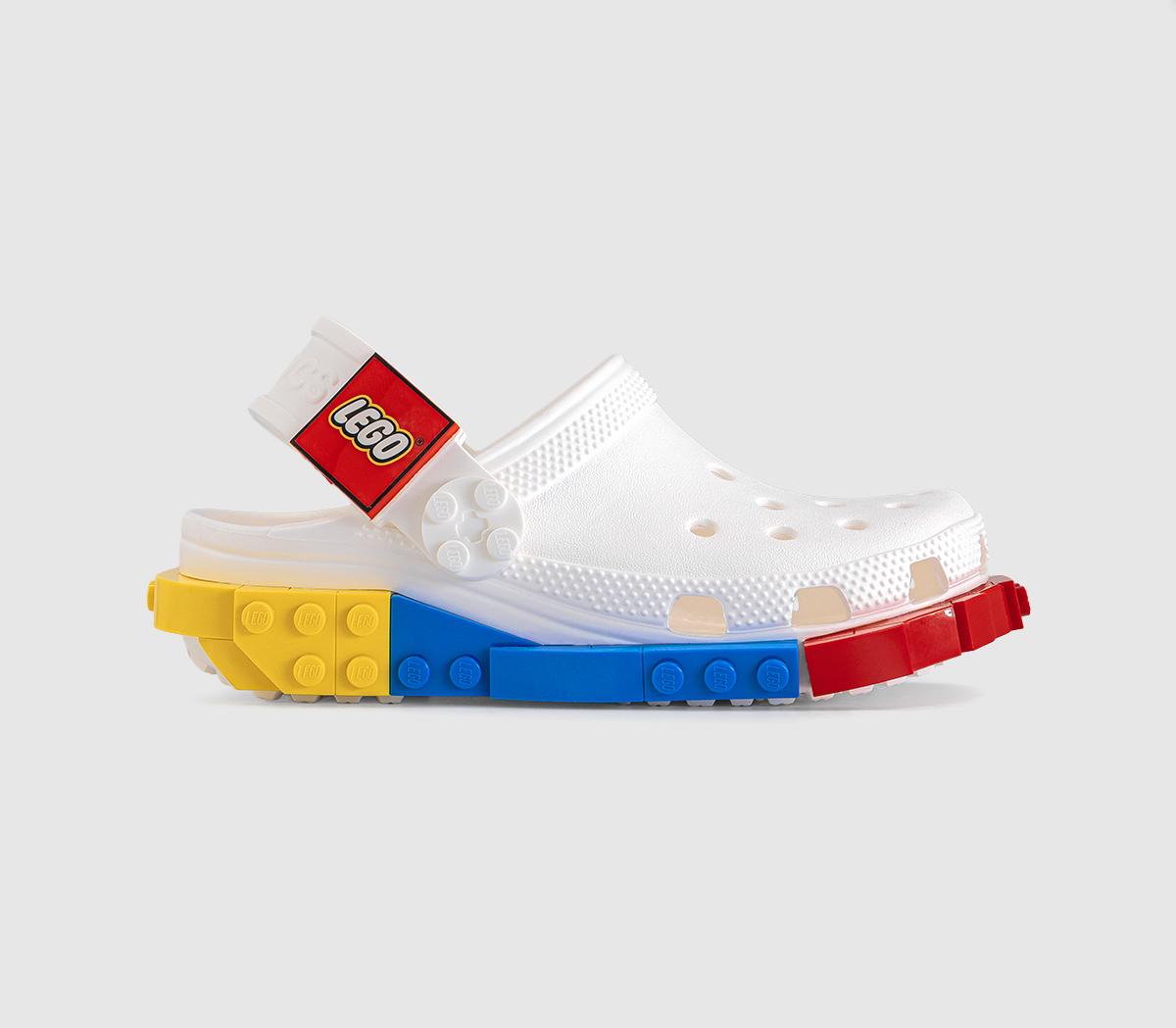 Crocs Lego Clogs  White in Kids  Size 1 , Office Shoes
