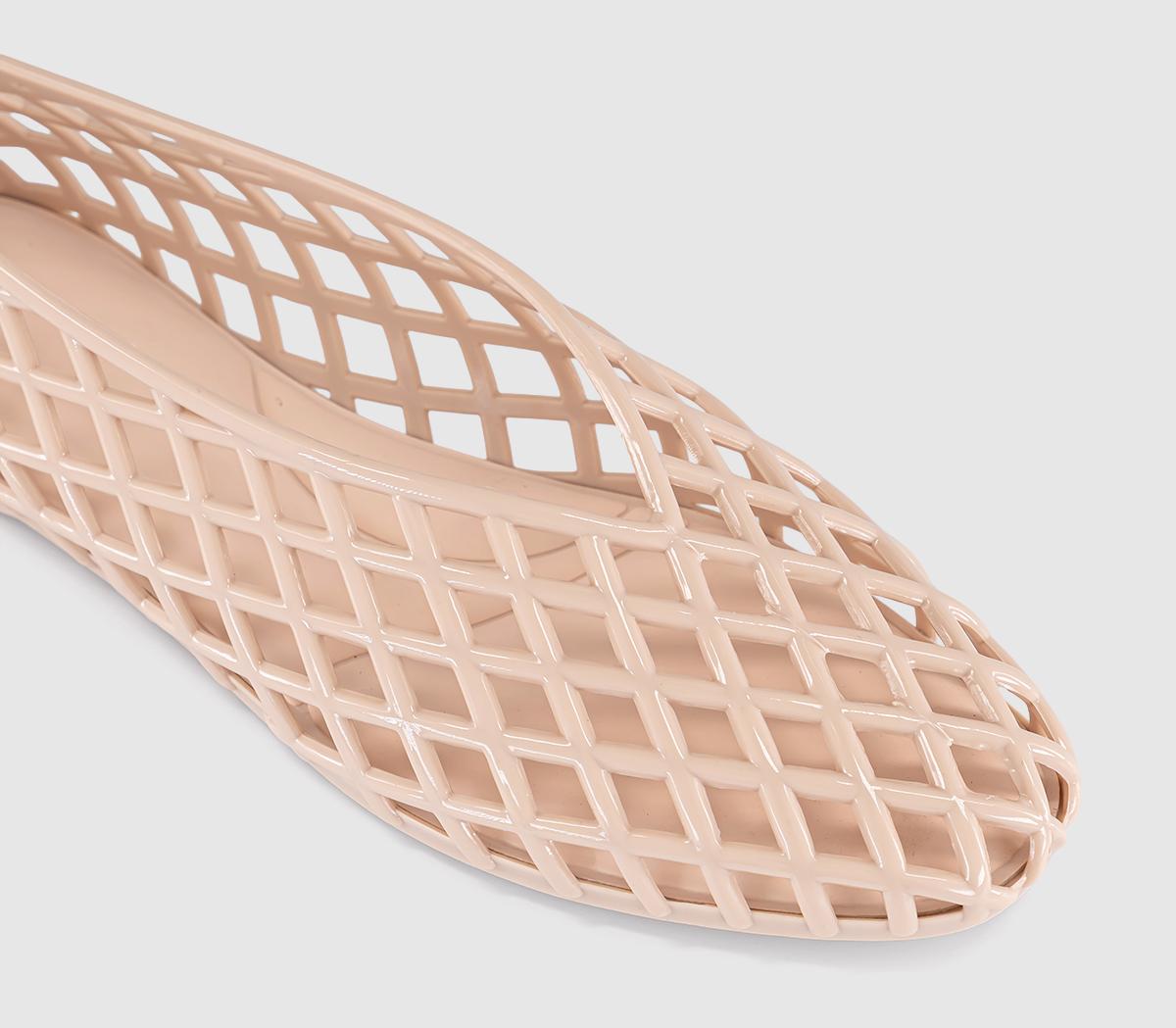 OFFICEFrantic Jelly Ballerina FlatsCream