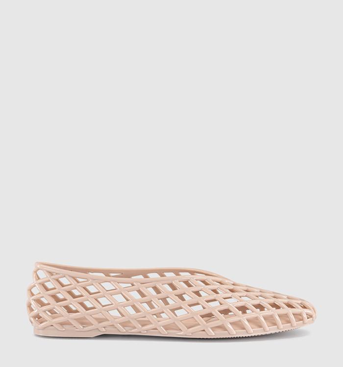 OFFICE Frantic Jelly Ballerina Flats Cream