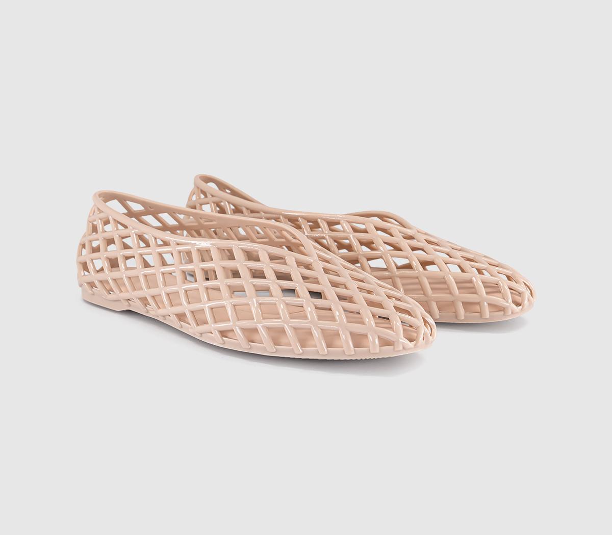 OFFICEFrantic Jelly Ballerina FlatsCream