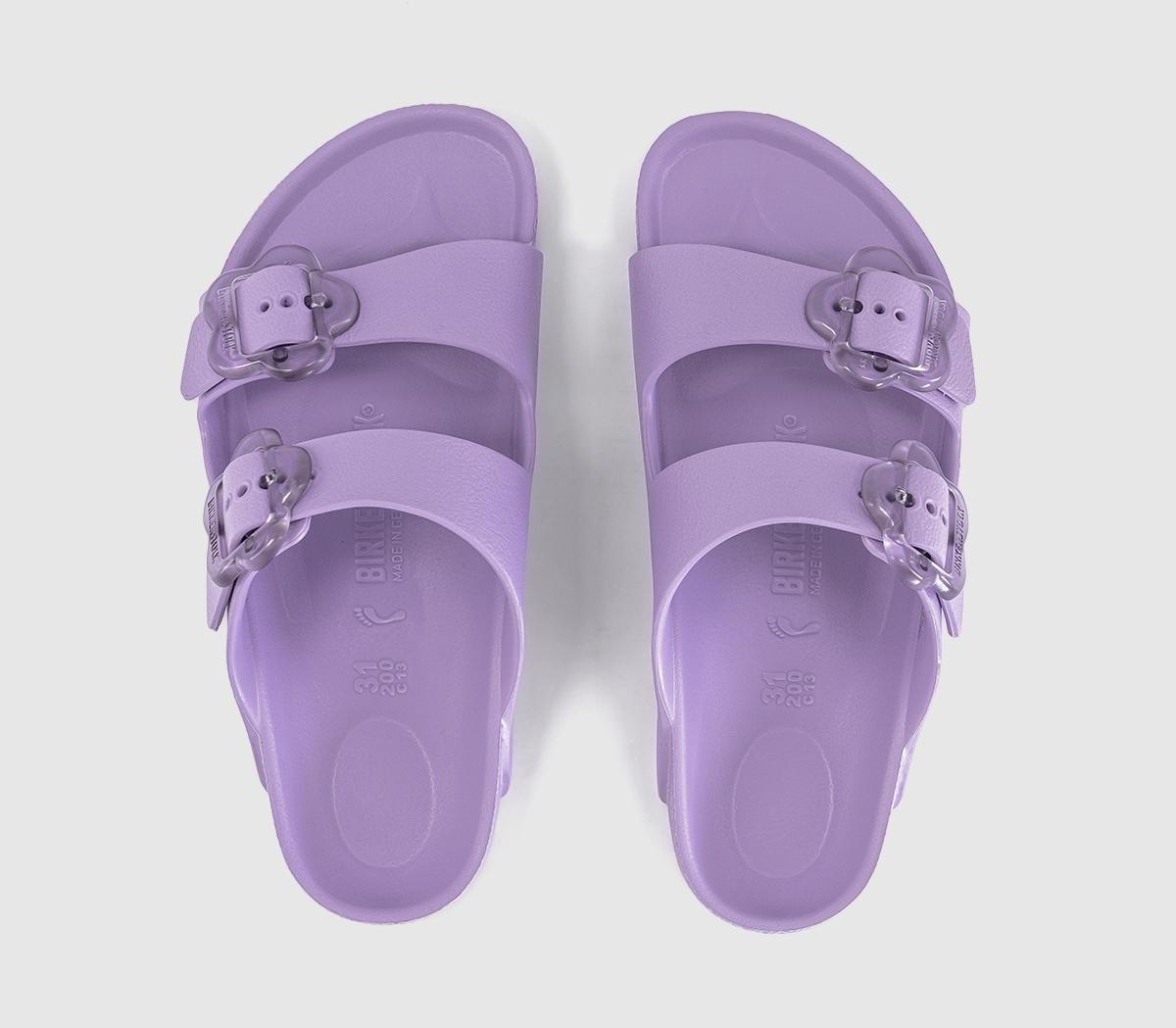 BIRKENSTOCKArizona Eva Floral Kids SandalsCrocus Purple
