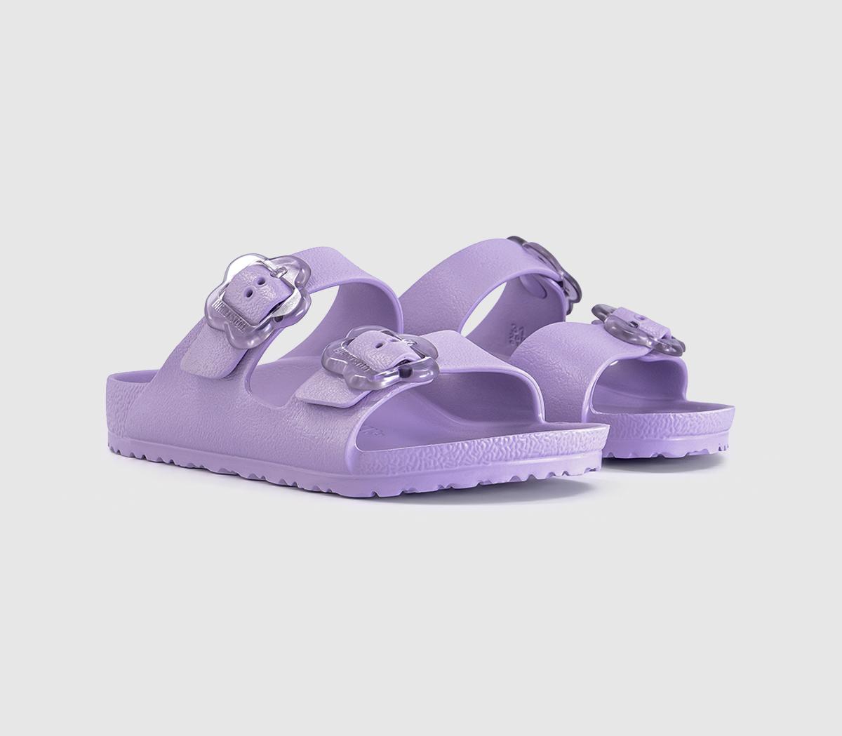 BIRKENSTOCKArizona Eva Floral Kids SandalsCrocus Purple