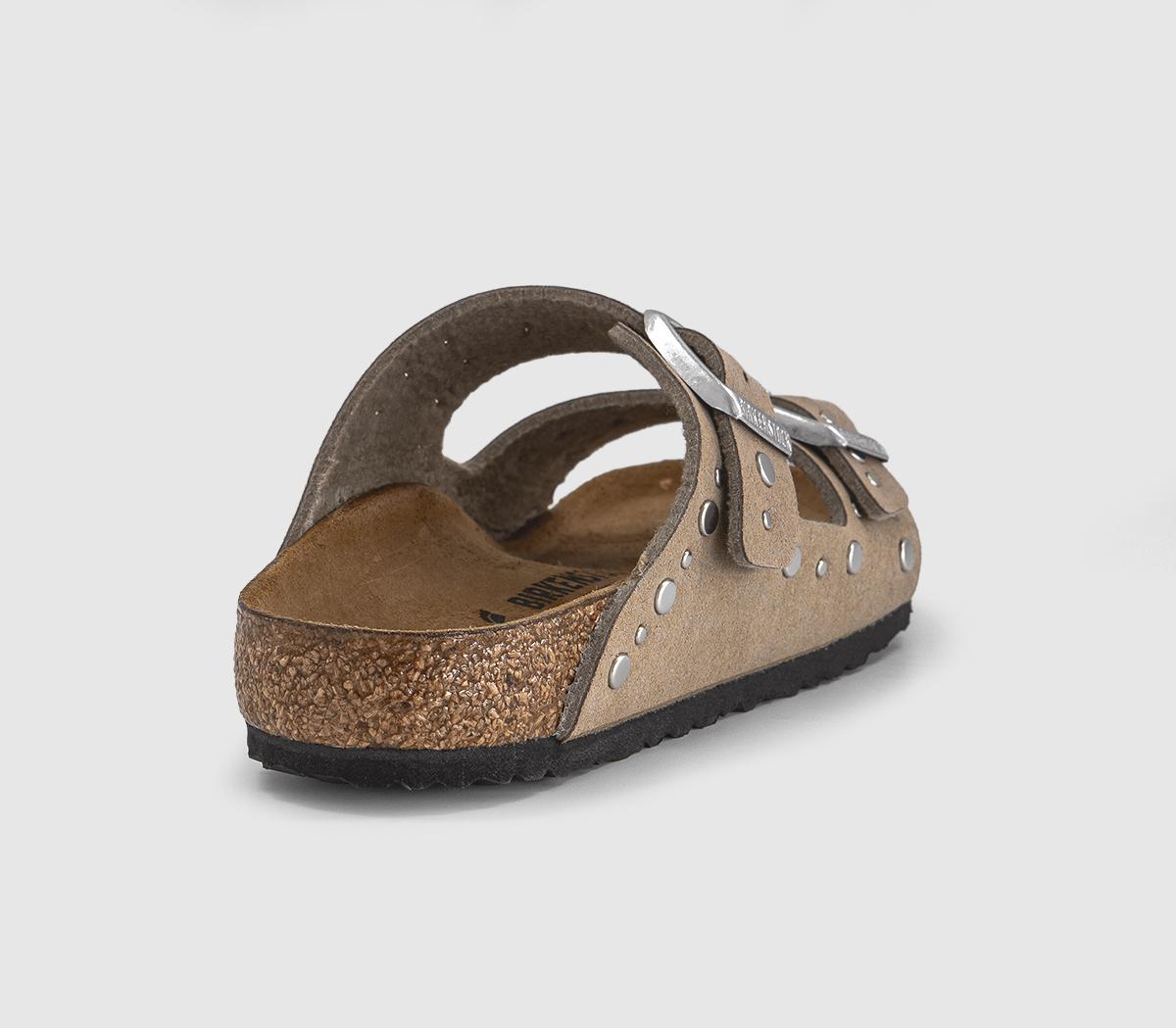 BIRKENSTOCKArizona Rivets Kids SandalsSoft Gray Taupe