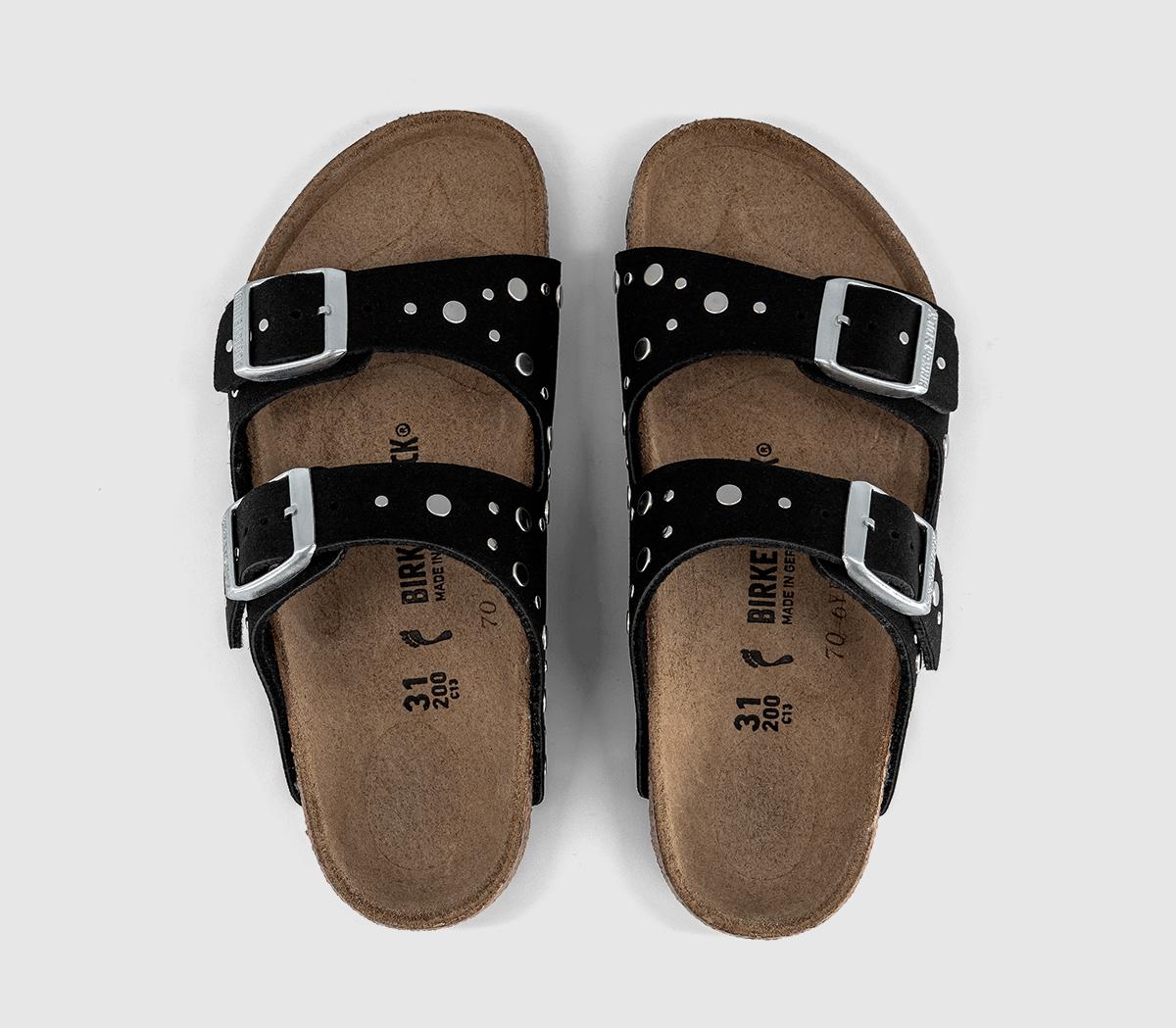BIRKENSTOCKArizona Rivets Kids SandalsSoft Black