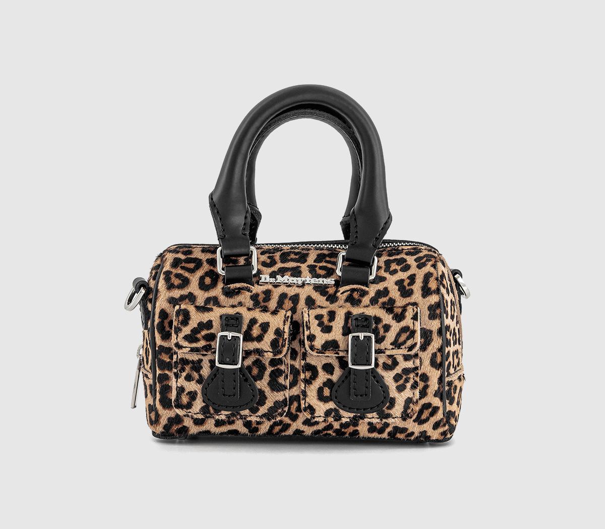 Dr. MartensLeopard Mini Top Handle BagKiev Black Leopard