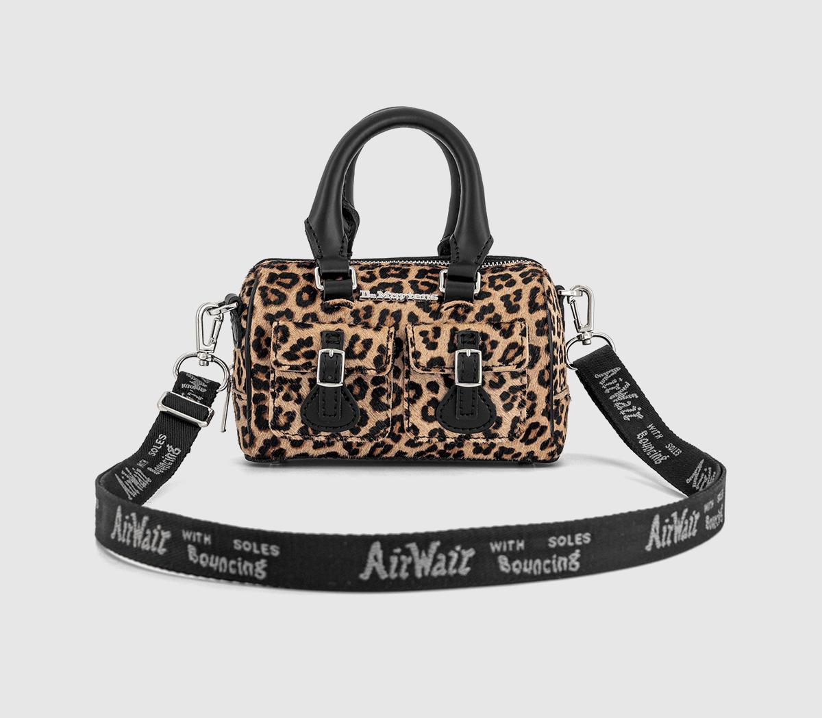 Dr. MartensLeopard Mini Top Handle BagKiev Black Leopard