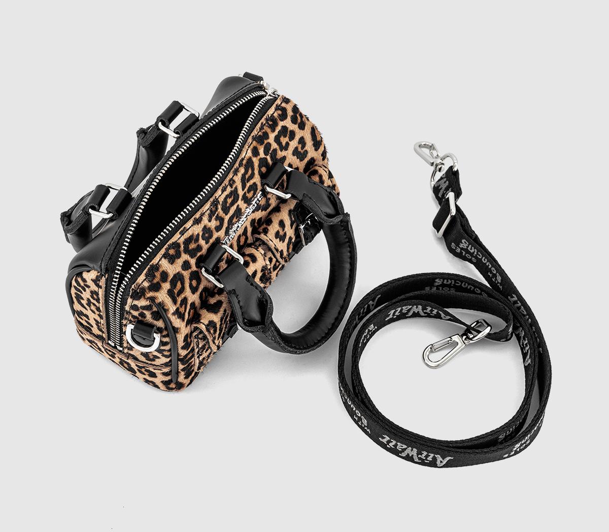 Dr. MartensLeopard Mini Top Handle BagKiev Black Leopard