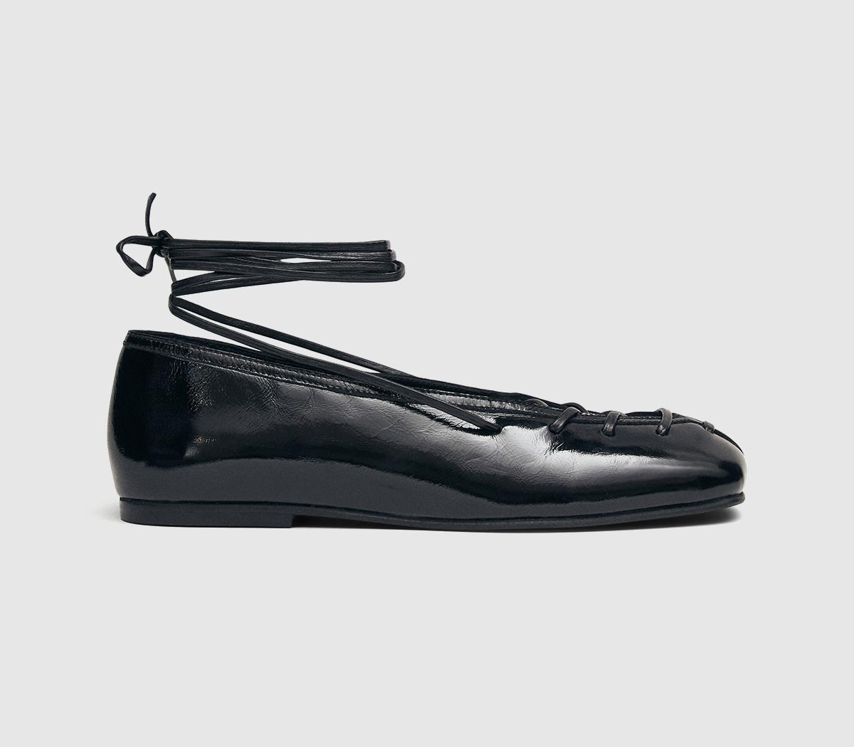 ALOHASBumi Ballet FlatsBlack Leather
