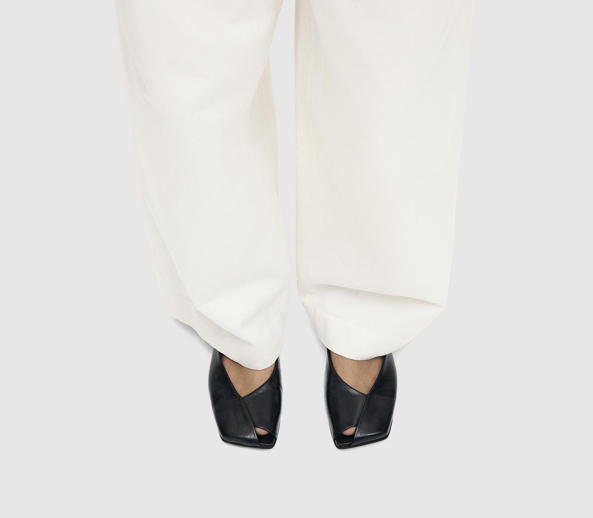 ALOHASKatia Ballet FlatsBlack Leather