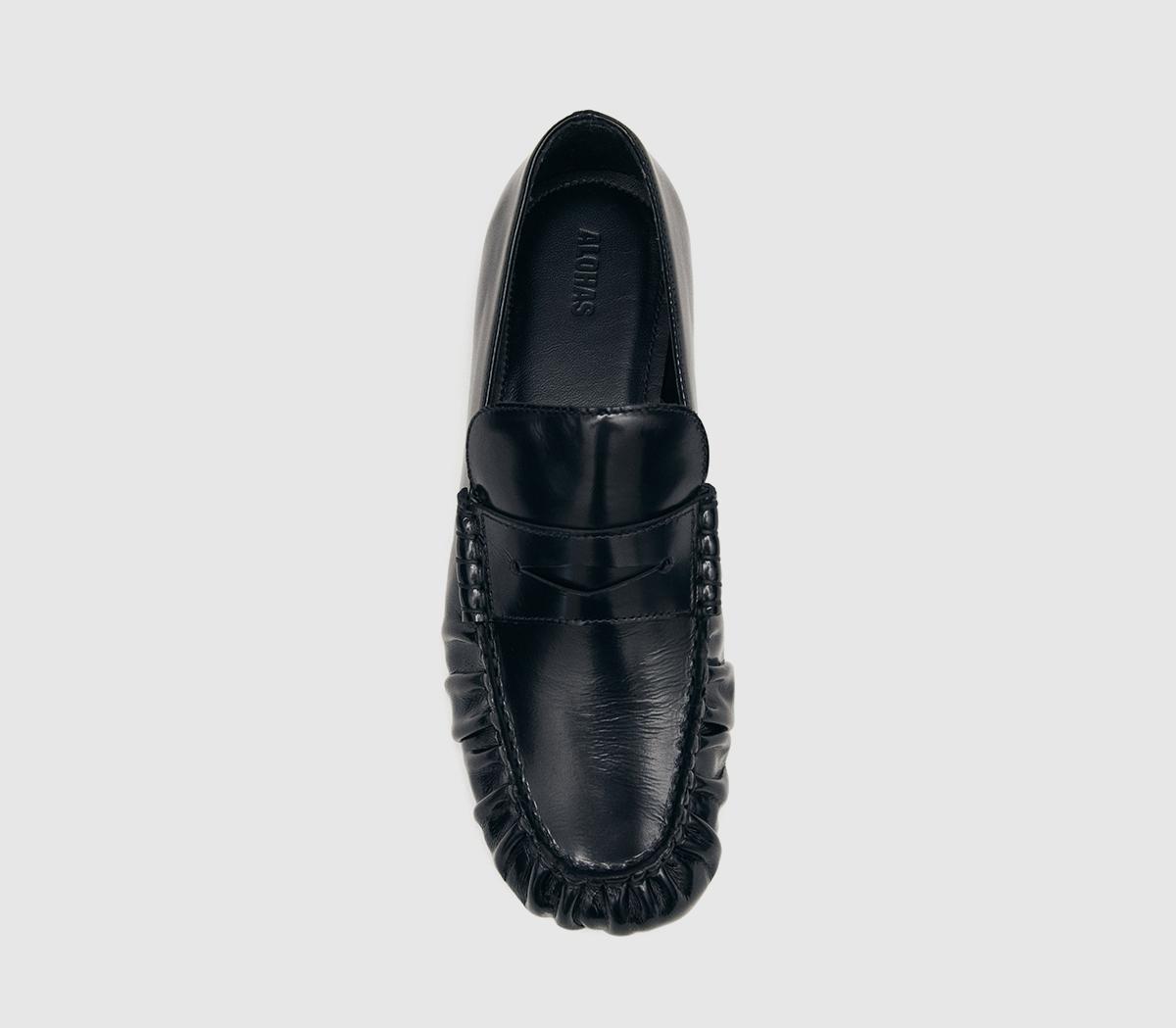 ALOHASAven LoafersBlack Leather