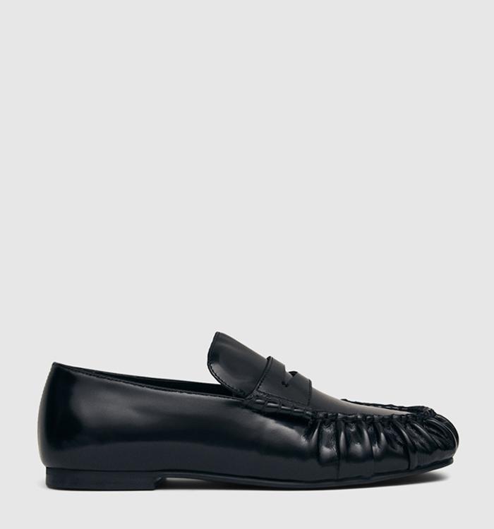 ALOHAS Aven Loafers Black Leather