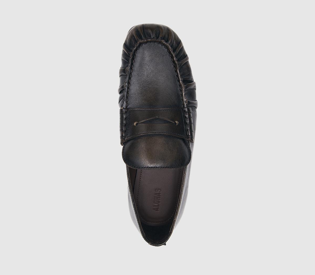 ALOHASAven LoafersVintage Effect Brown
