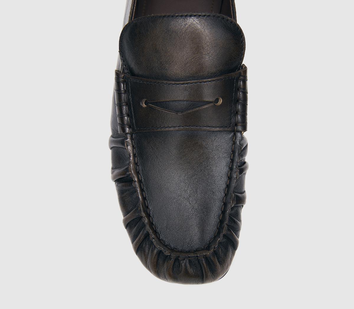 ALOHASAven LoafersVintage Effect Brown