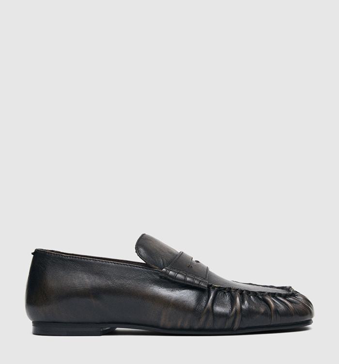 ALOHAS Aven Loafers Vintage Effect Brown