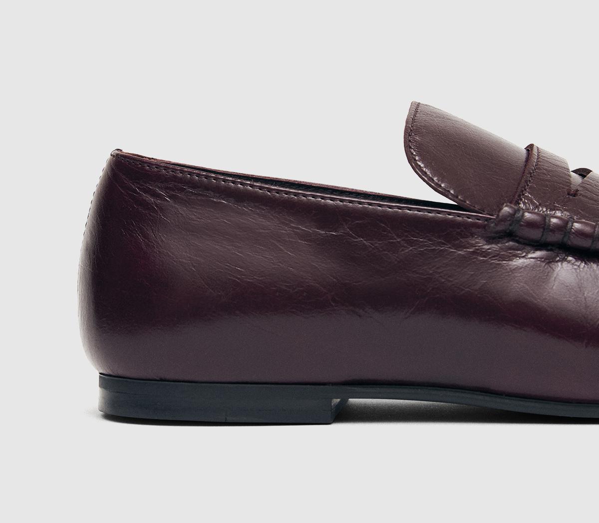 ALOHASAven LoafersBurgundy Leather