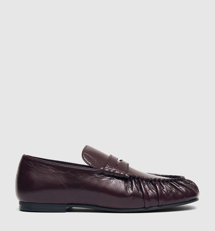 ALOHAS Aven Loafers Burgundy Leather