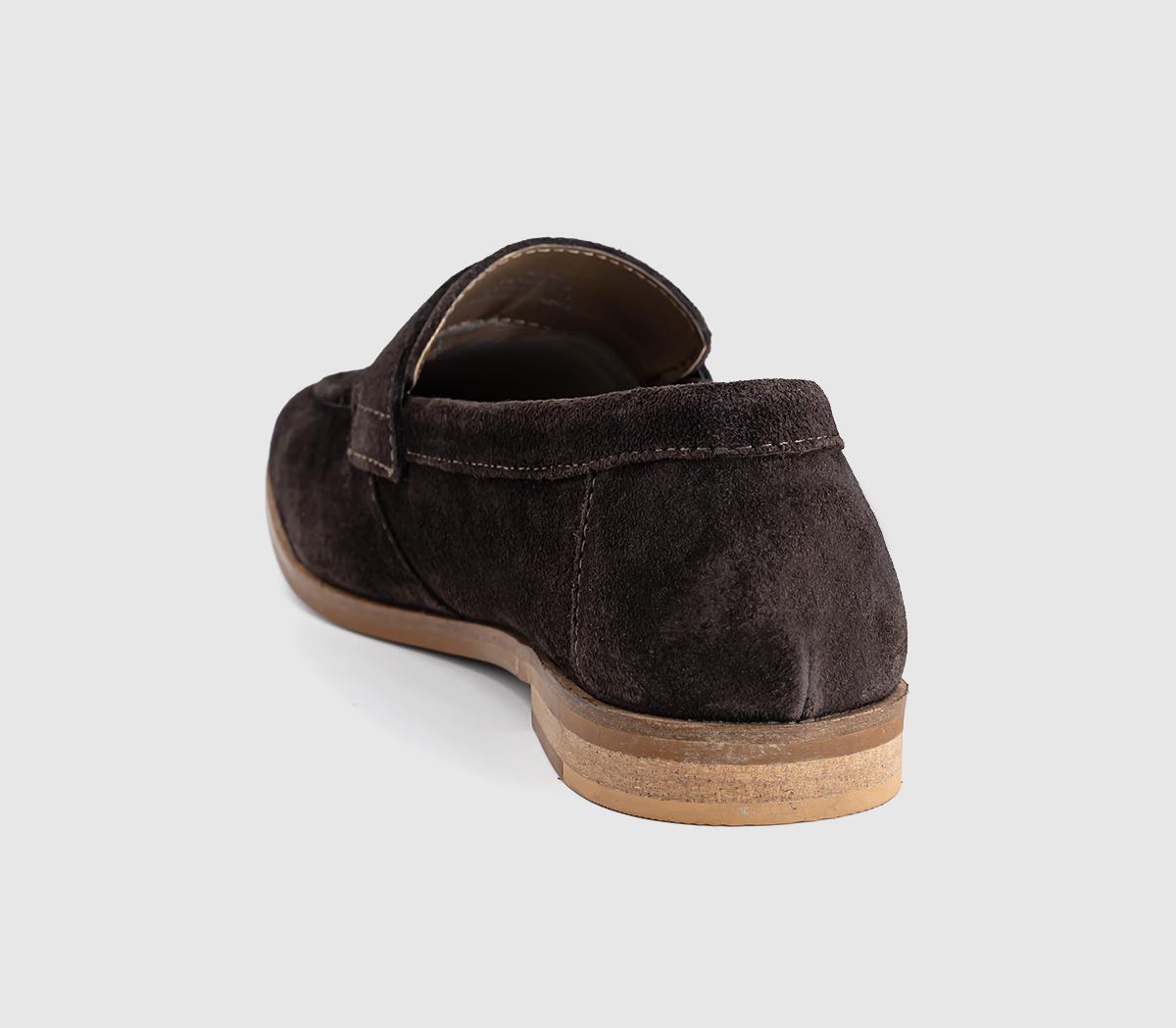 OFFICECheshire Penny LoafersBrown Suede
