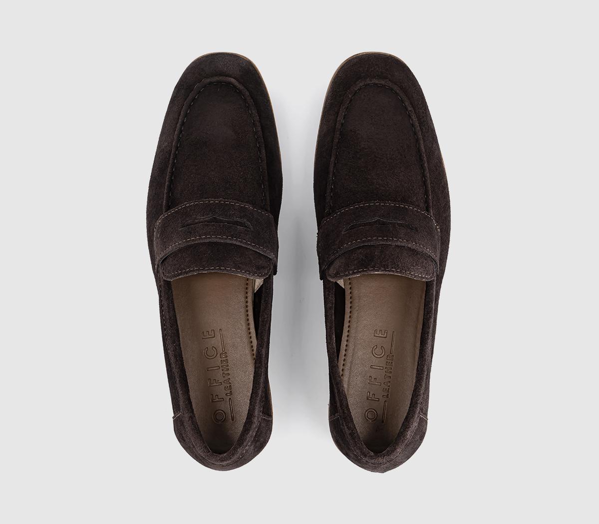 OFFICECheshire Penny LoafersBrown Suede