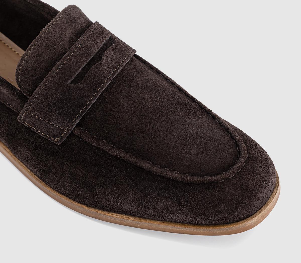 OFFICECheshire Penny LoafersBrown Suede