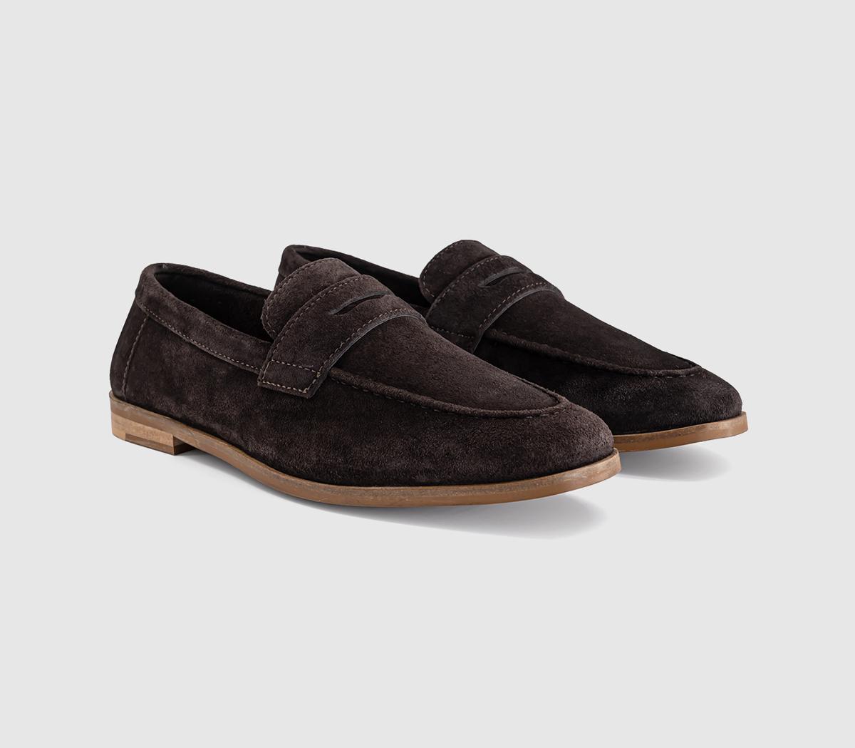 OFFICECheshire Penny LoafersBrown Suede