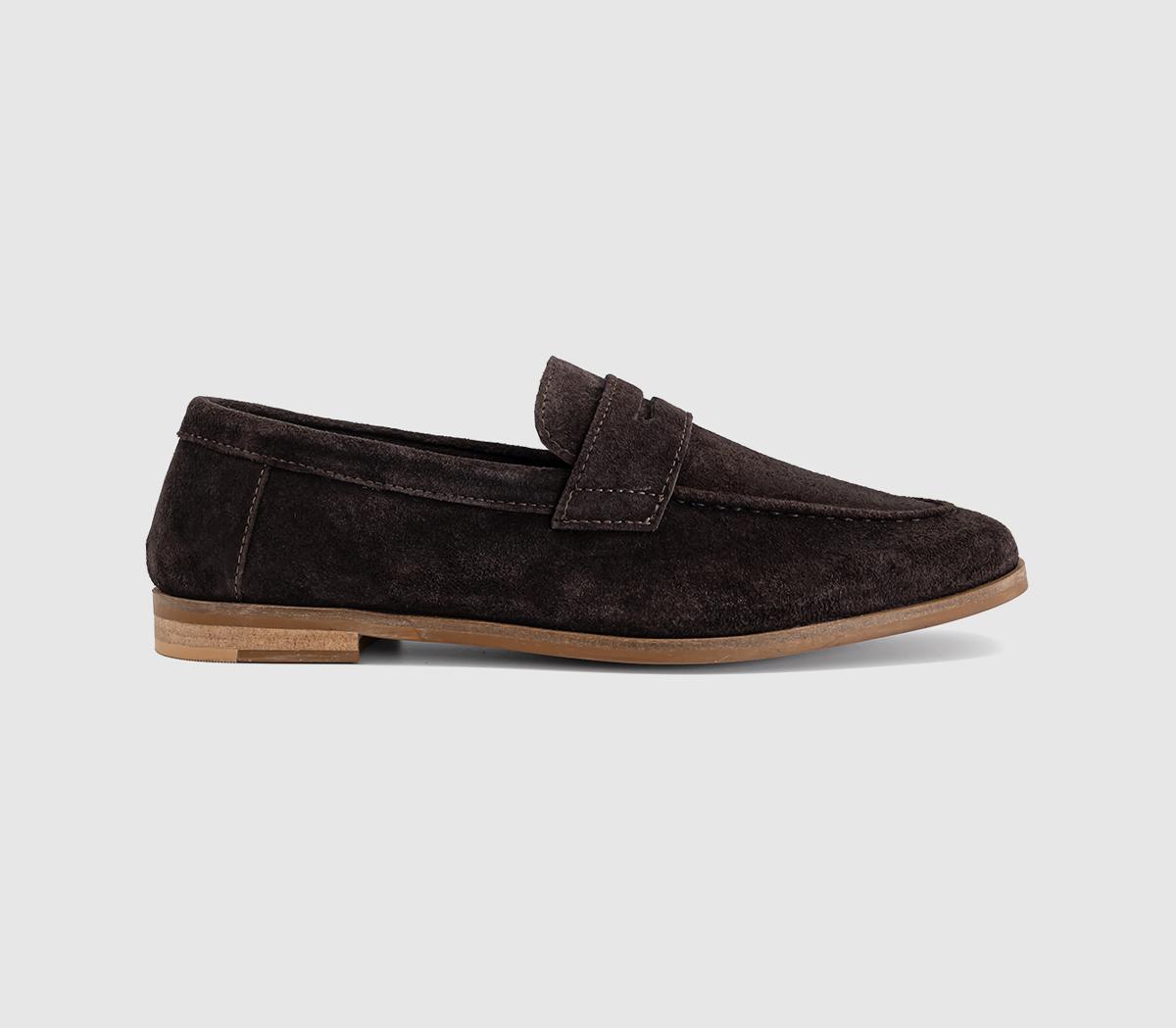 OFFICECheshire Penny LoafersBrown Suede