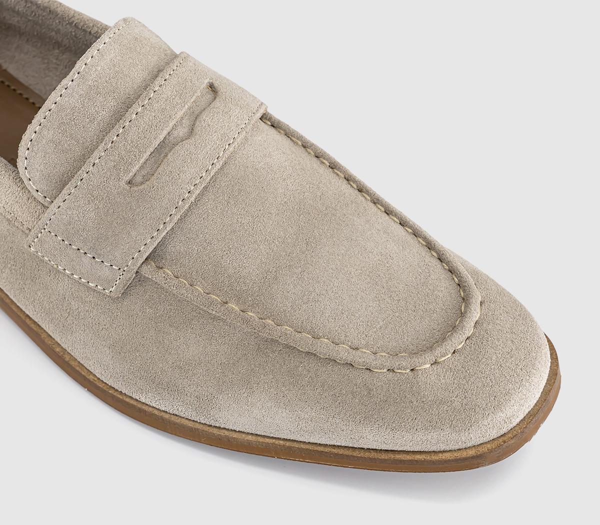 OFFICECheshire Penny LoafersBeige Suede