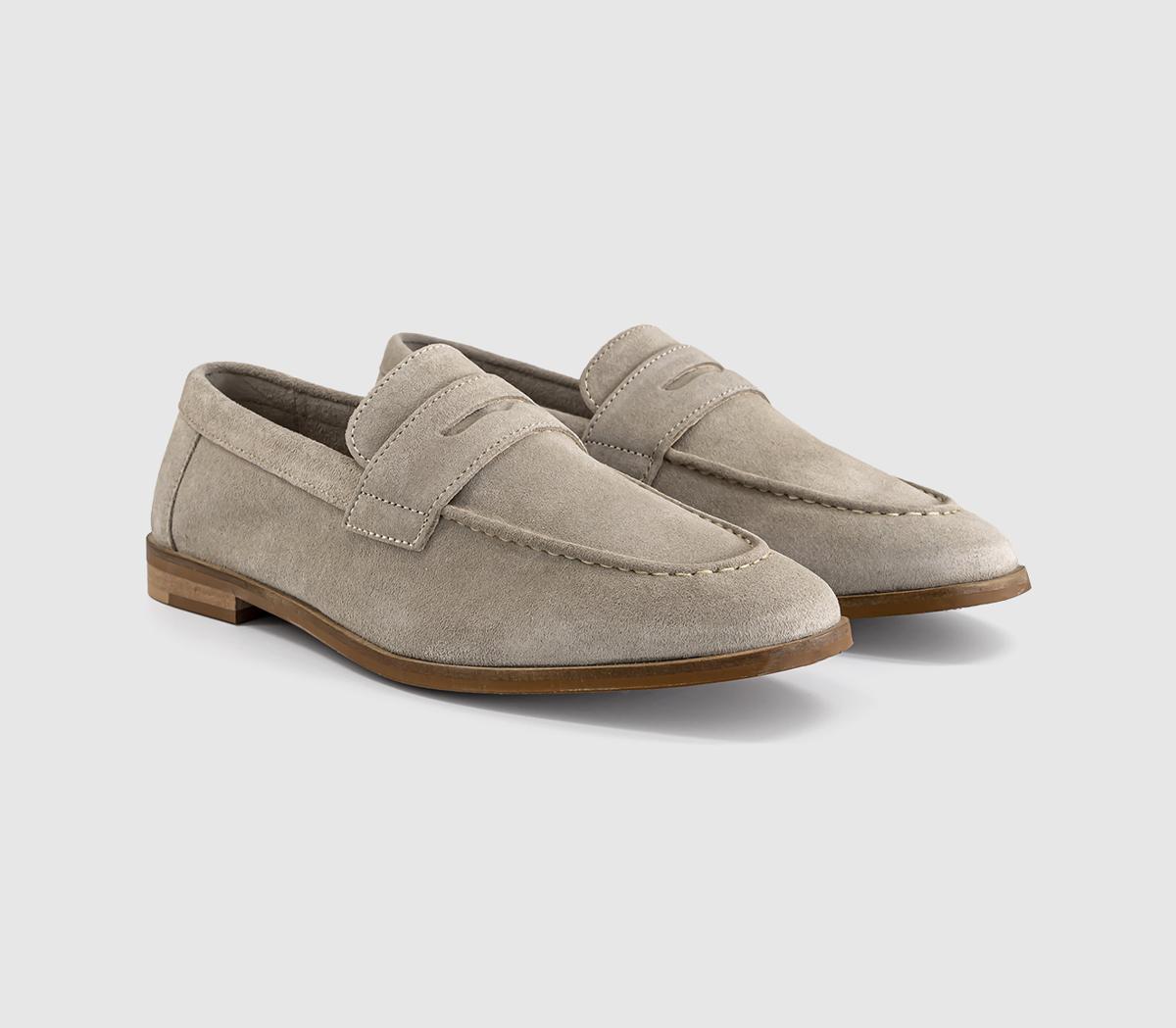 OFFICECheshire Penny LoafersBeige Suede