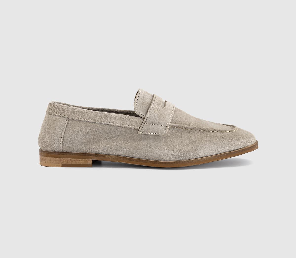 OFFICECheshire Penny LoafersBeige Suede