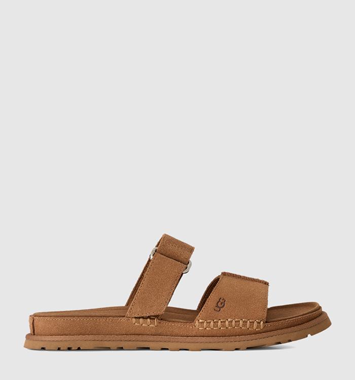 UGG Goldengaze Sliders Chestnut