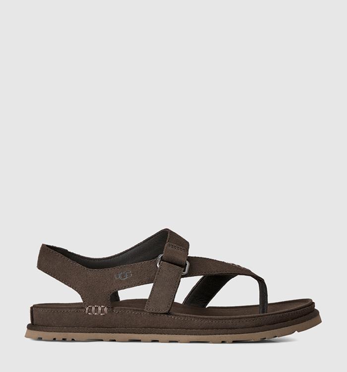 UGG Goldengaze Toe Post Sandals Dense Smoke