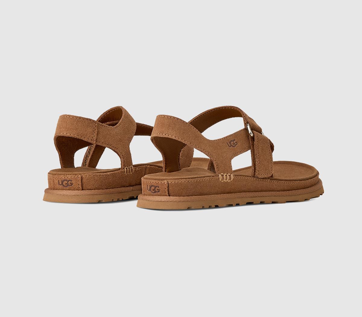 UGGGoldengaze Toe Post SandalsChestnut