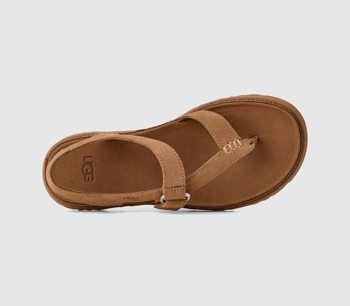 UGGGoldengaze Toe Post SandalsChestnut
