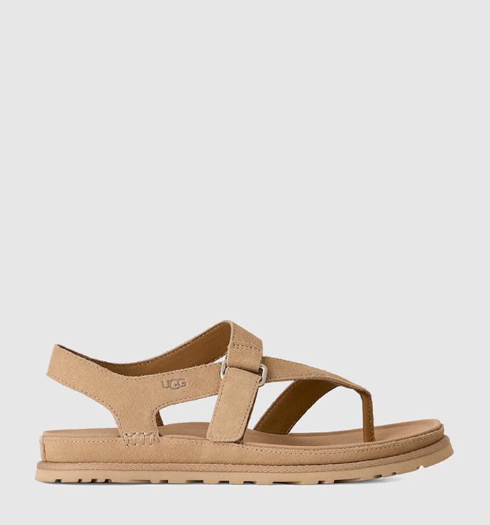 UGG Goldengaze Toe Post Sandals Sand