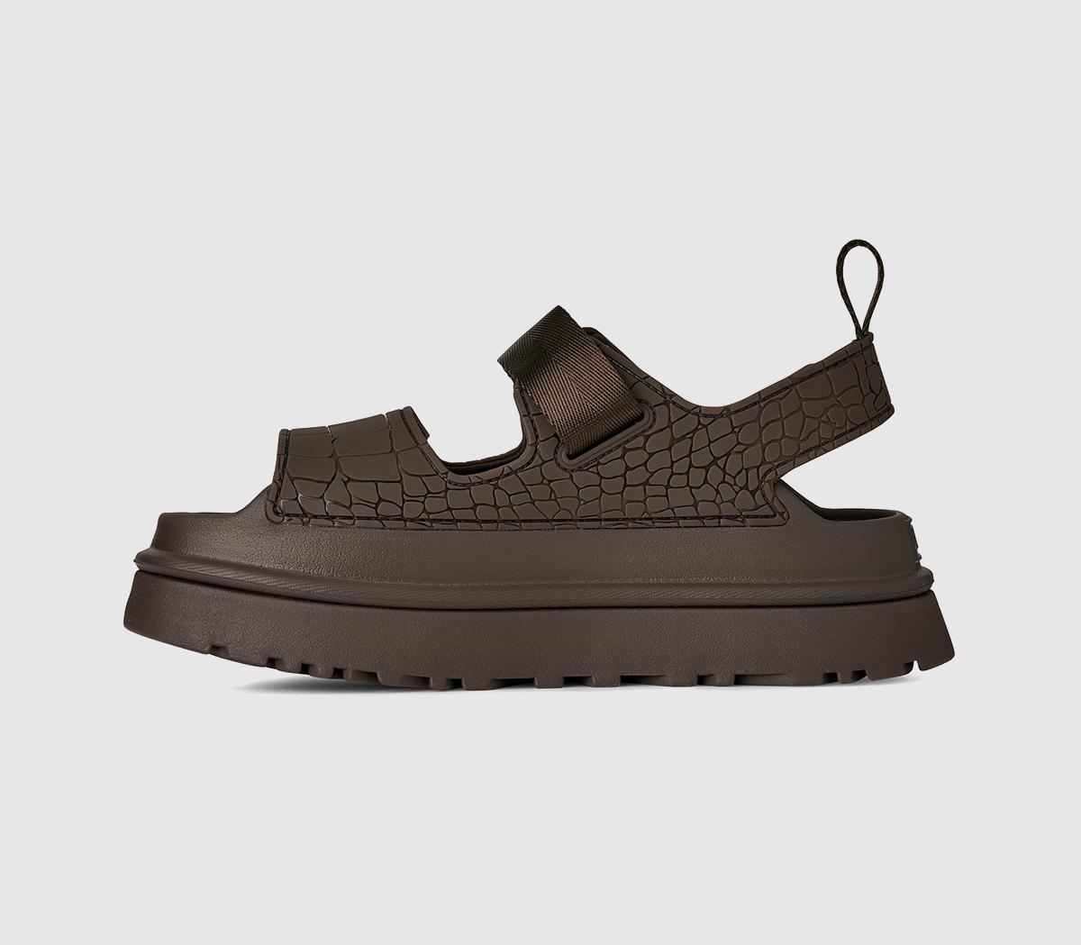 UGGGoldenglow Embossed SandalsDense Smoke