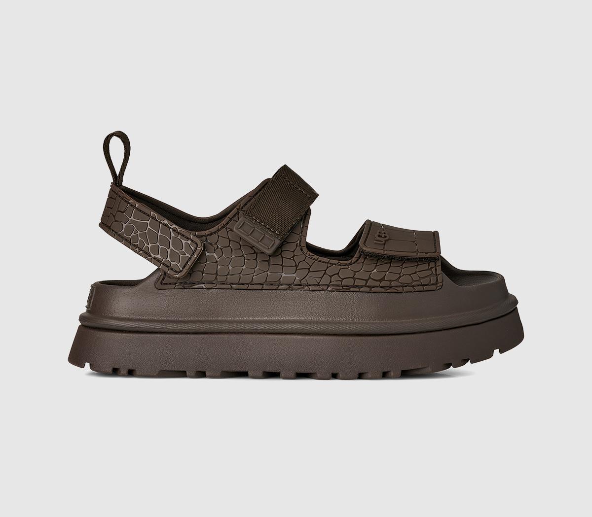 UGGGoldenglow Embossed SandalsDense Smoke