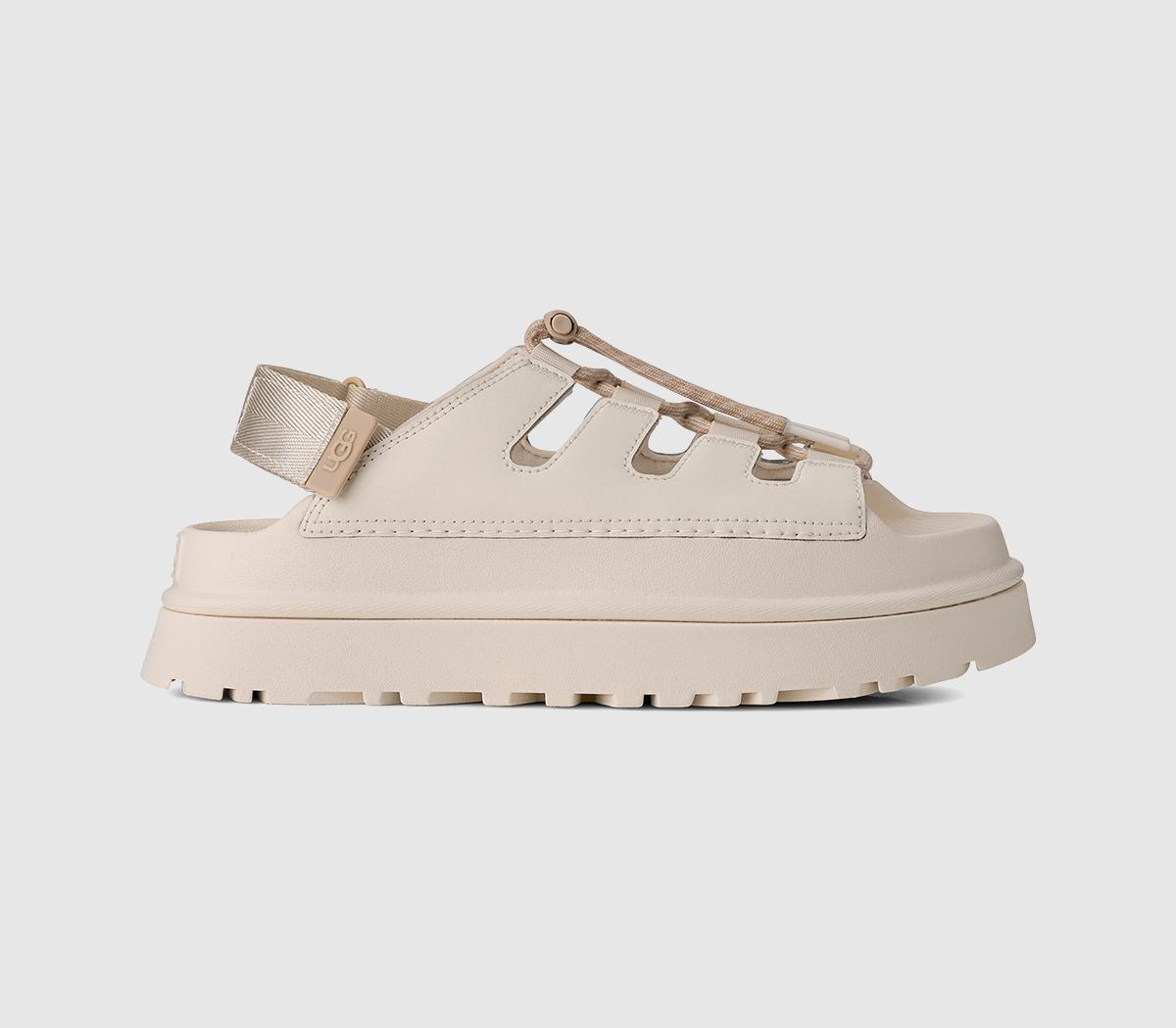 Ugg Goldenglow Toggle Sandals Jasmine  Natural in Women's Size 6, Office Shoes