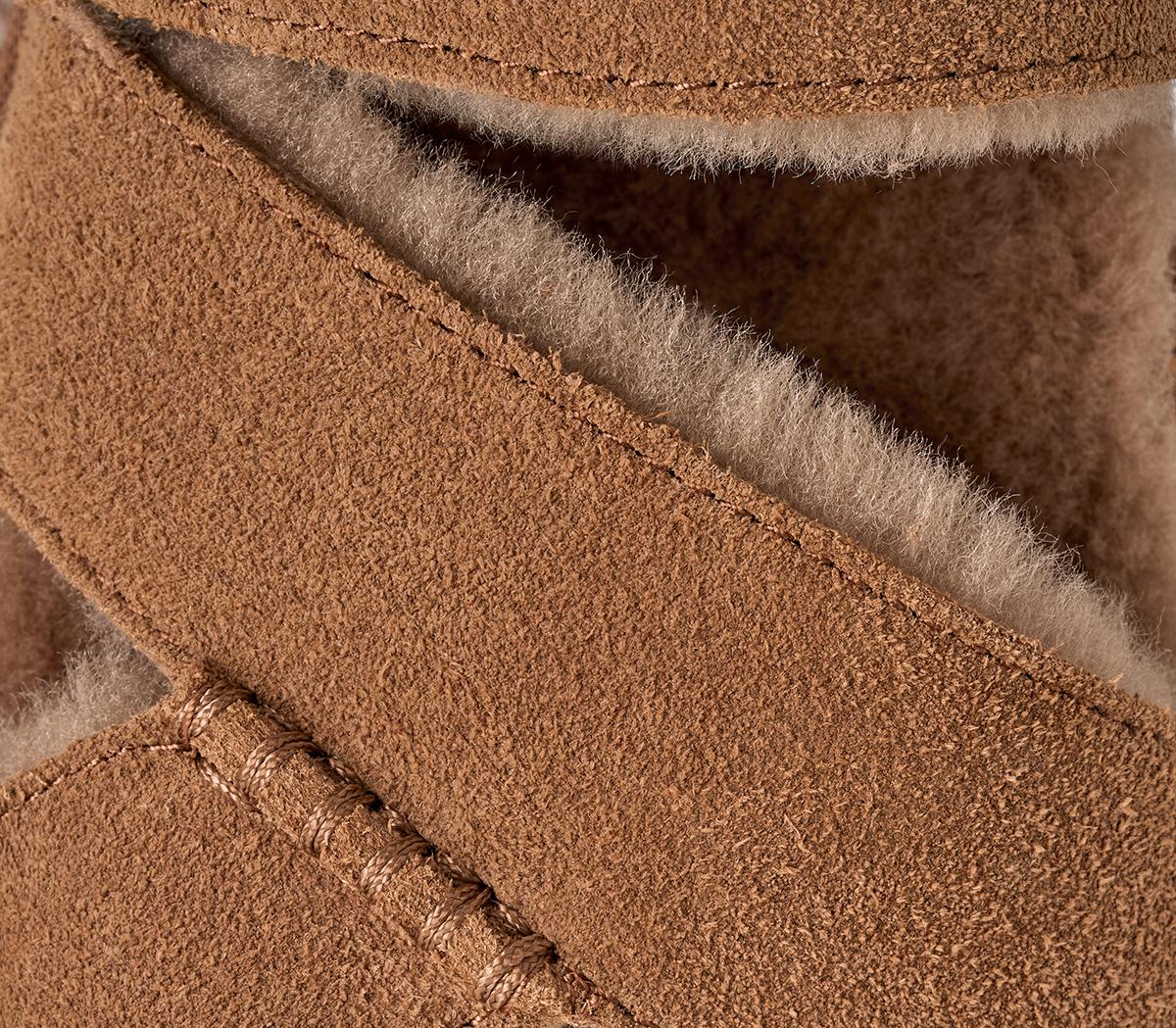 UGGGreenport Cross Strap SlidesChestnut