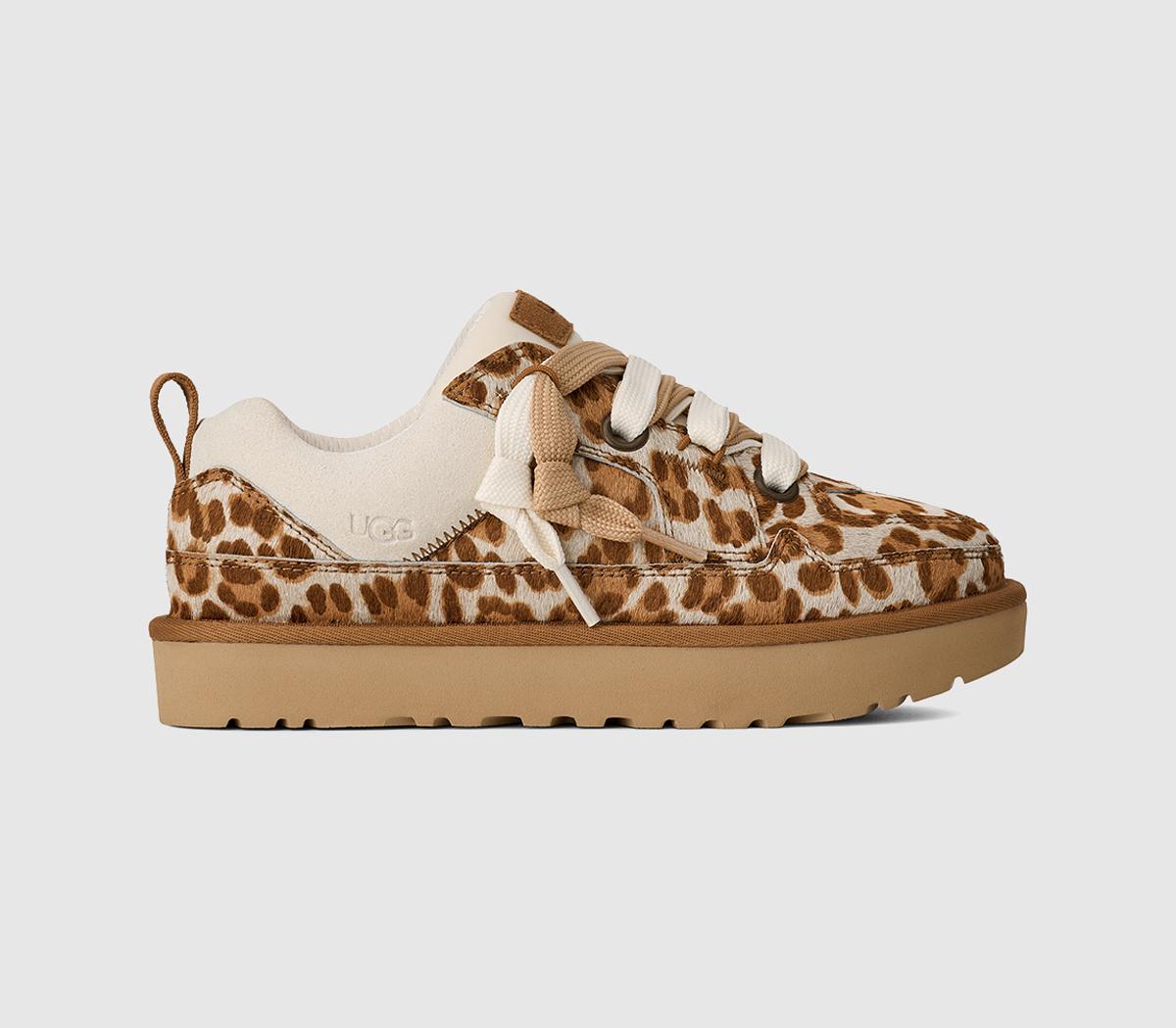 UGG Lo Lowmel Plains Trainers Felicity Leopard Jasmine - Flat
